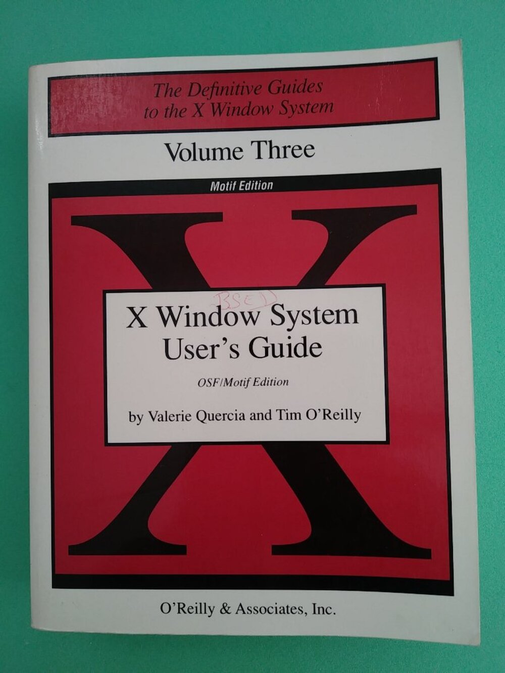 X Windows System's User's Guide Vol 3 - Picture 1 of 3